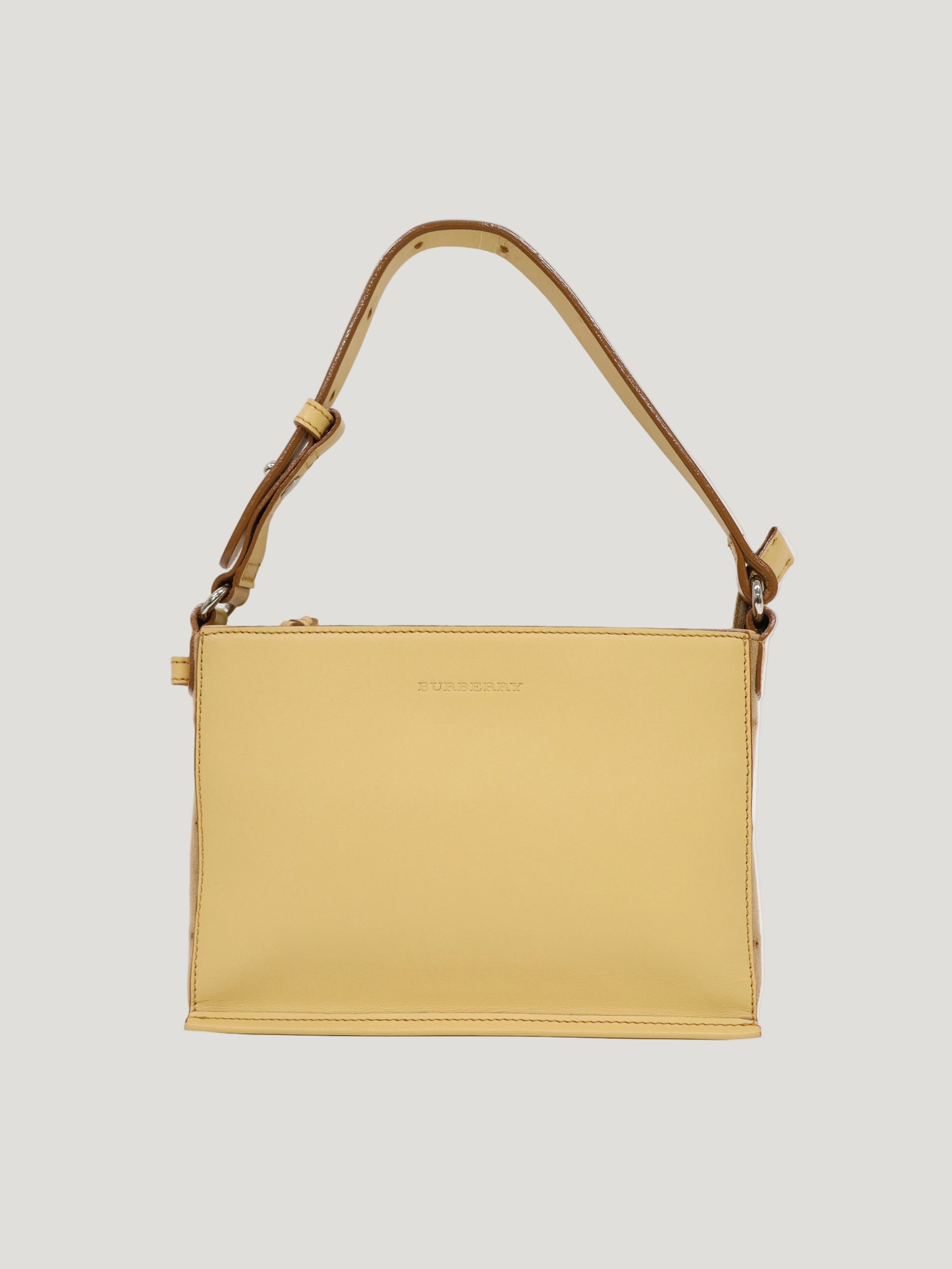 ロゴ刻印レザーハンドバッグ – Hedy