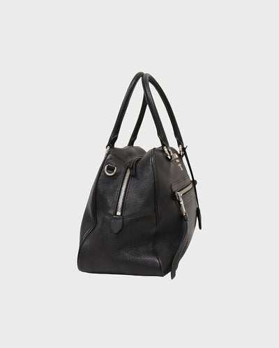 Logo Hardware Leather Handbag