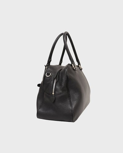 Logo Hardware Leather Handbag