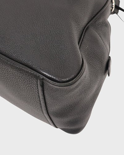 Logo Hardware Leather Handbag