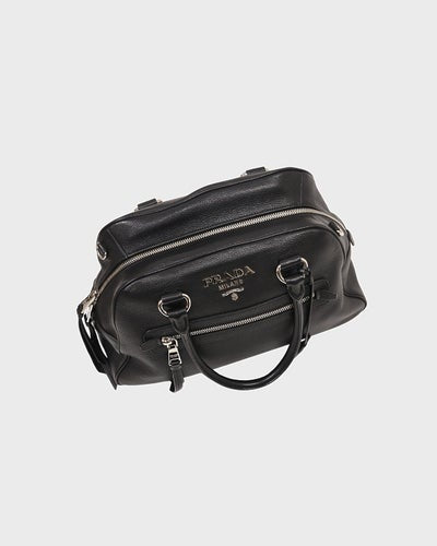 Logo Hardware Leather Handbag