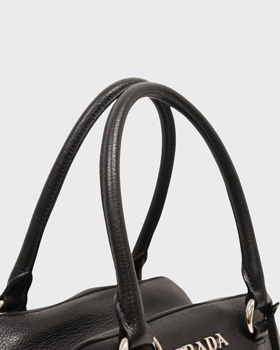 Logo Hardware Leather Handbag