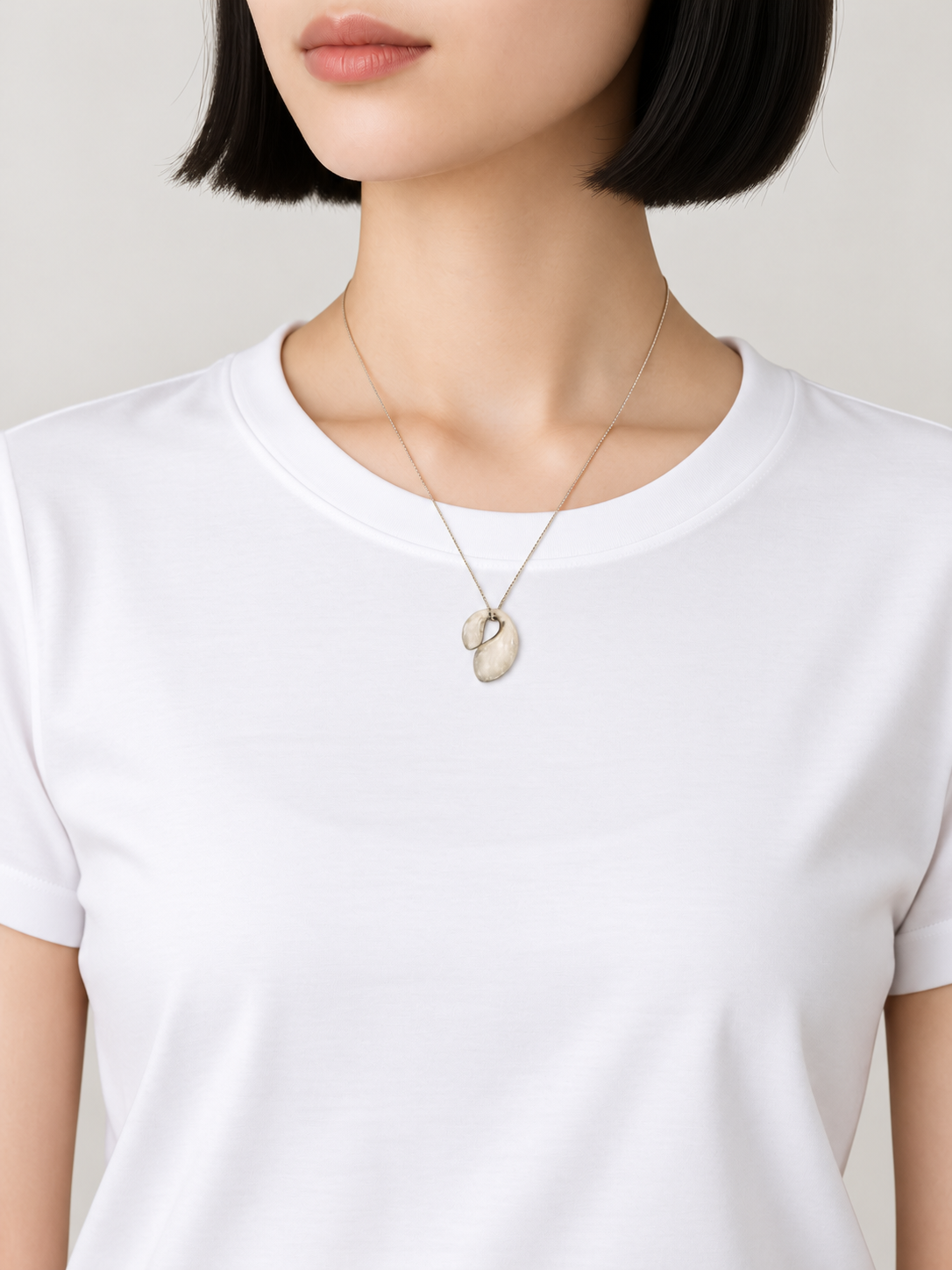 Double Teardrop Necklace