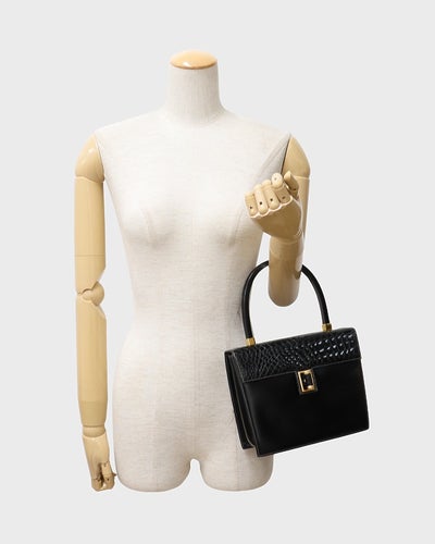 Crocodile Leather Handbag