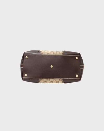 Gucci Guccissima 帆布皮革托特包