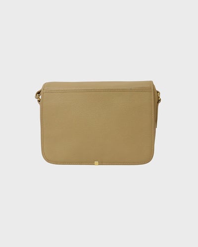 ロゴステッチレザーショルダーバッグ