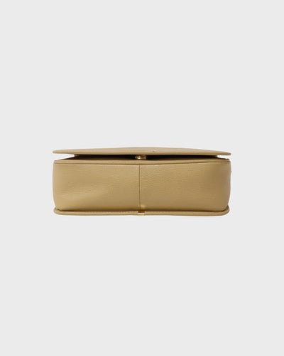 ロゴステッチレザーショルダーバッグ