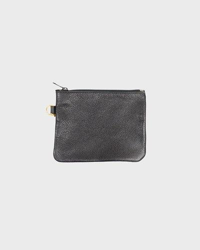 Circle Logo Metal Leather Backpack