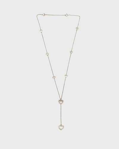 Heart Link Lariat Necklace