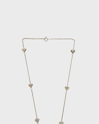 Heart Link Lariat Necklace