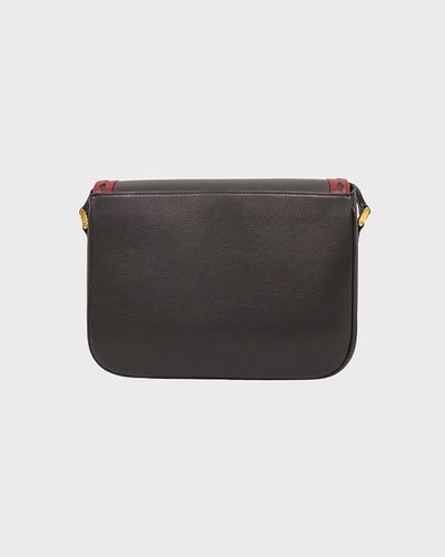 ダイヤカットレザーショルダーバッグ