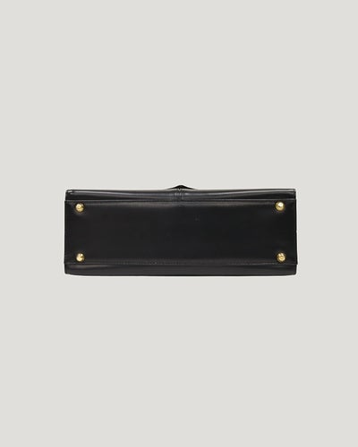 Logo Hardware Leather Handbag