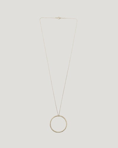Hammered Circle Necklace