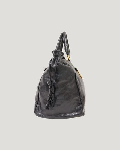 ロゴ金具レザー2Wayバッグ