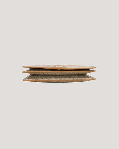 ハニカム柄チェーンショルダーバッグ