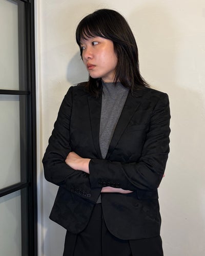 修身西装夹克