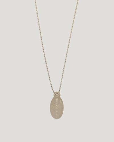 Return to Tiffany Plate Necklace