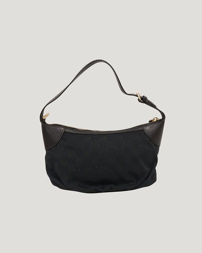 GG Canvas Gathered One-Shoulder Bag
