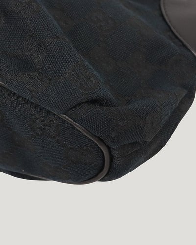 GG Canvas Gathered One-Shoulder Bag