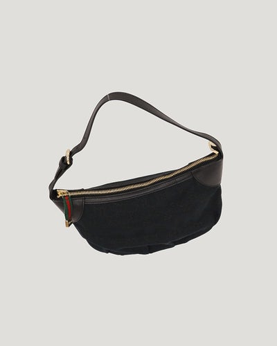 GG Canvas Gathered One-Shoulder Bag