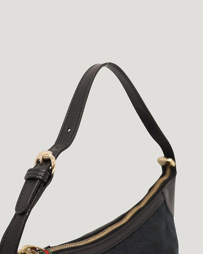 GG Canvas Gathered One-Shoulder Bag
