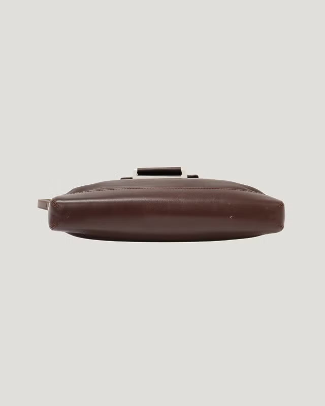 Logo Hardware Leather One-Shoulder Bag