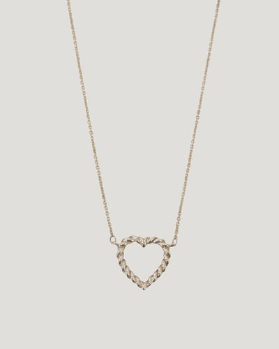 Twisted Heart Necklace