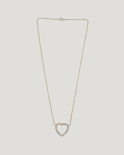 Twisted Heart Necklace