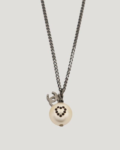 COCO Rhinestone Pearl Necklace