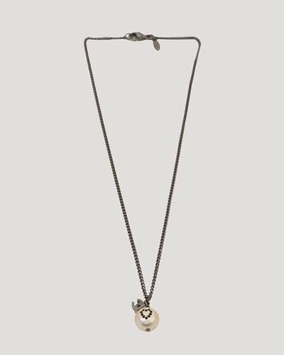 COCO Rhinestone Pearl Necklace