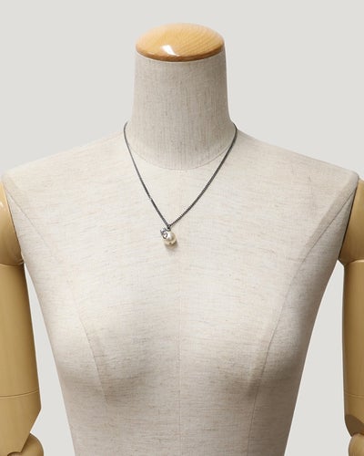 COCO Rhinestone Pearl Necklace