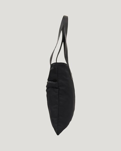 Triangle Logo Hardware Nylon Tote Bag