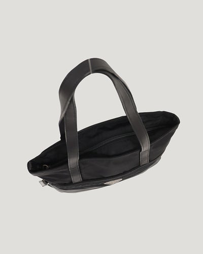 Triangle Logo Hardware Nylon Tote Bag