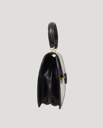 ロゴ金具レザー2Wayバッグ