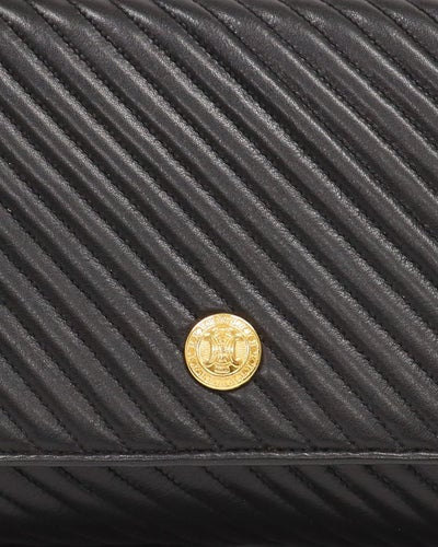 凱旋門金屬皮革單肩包