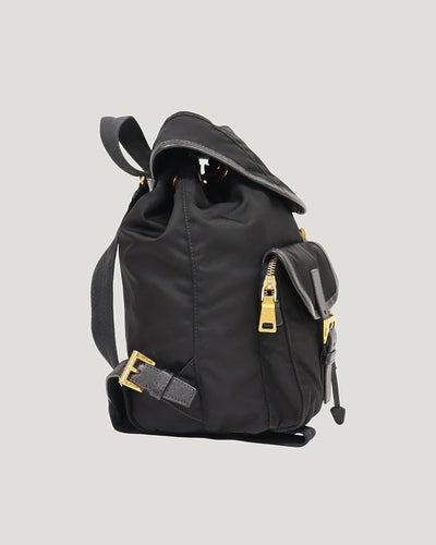 Triangle Logo Nylon Backpack