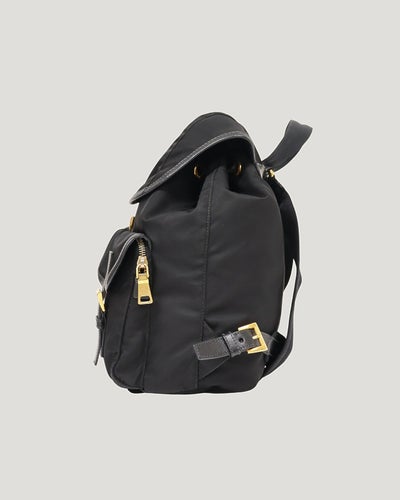Triangle Logo Nylon Backpack