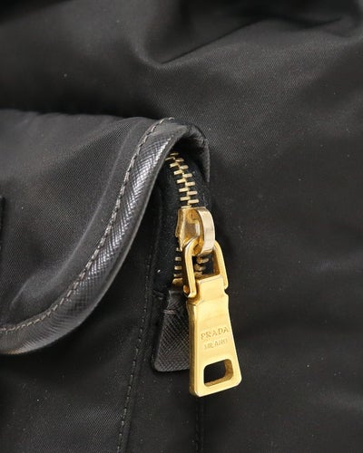 Triangle Logo Nylon Backpack