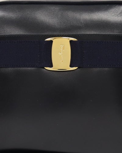 VARA金具レザーショルダーバッグ
