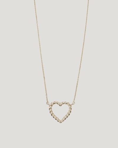 Twisted Heart Necklace
