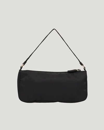 Triangular Logo Hardware Nylon One-Shoulder Bag
