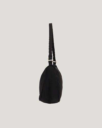 Triangular Logo Hardware Nylon One-Shoulder Bag