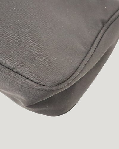 Triangular Logo Hardware Nylon One-Shoulder Bag