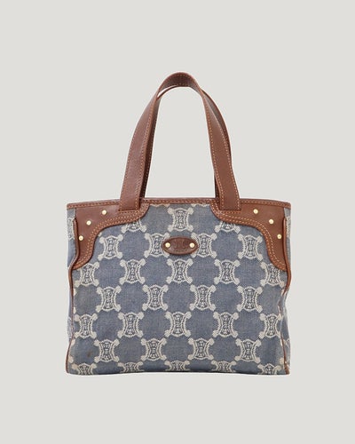 Paris Macadam Pattern Mini Handbag