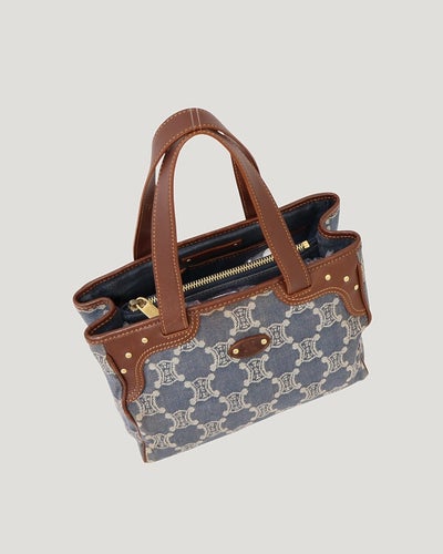 Paris Macadam Pattern Mini Handbag