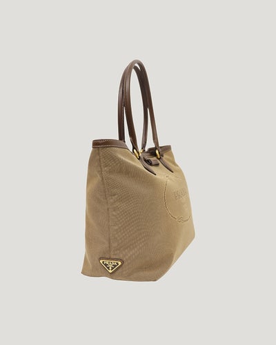 Logo Jacquard Tote Bag