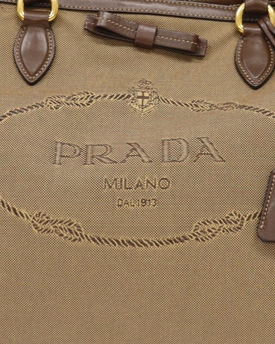 Logo Jacquard Tote Bag