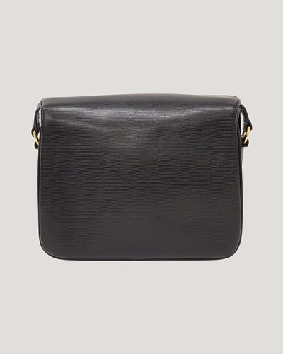 Circle Logo Leather Shoulder Bag