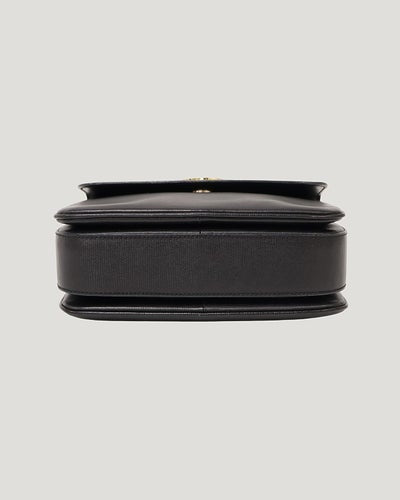 Circle Logo Leather Shoulder Bag