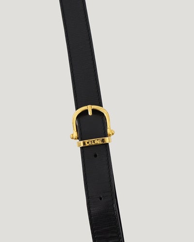 Circle Logo Leather Shoulder Bag